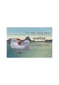 Goebel - Wandbild Fishing Boat - Memories Scandic Home - Lighthouse / Wild and free