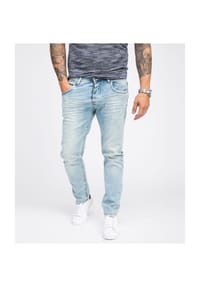 Rock Creek - Jeans Regular Fit Used-Look - Hellblau