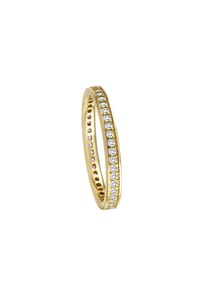 MONCARA - Damen Ring, 585er Gold, 38 Diamanten zus. ca. 0,50 Karat - Gelbgold