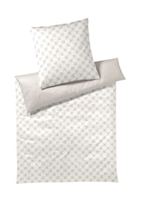JOOP! - Mako-Satin-Bettwäsche "Cornflower Double" - 77 LIGHT CREME