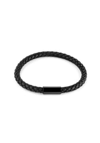 zeeme STAINLESS STEEL - Armband Edelstahl - schwarz