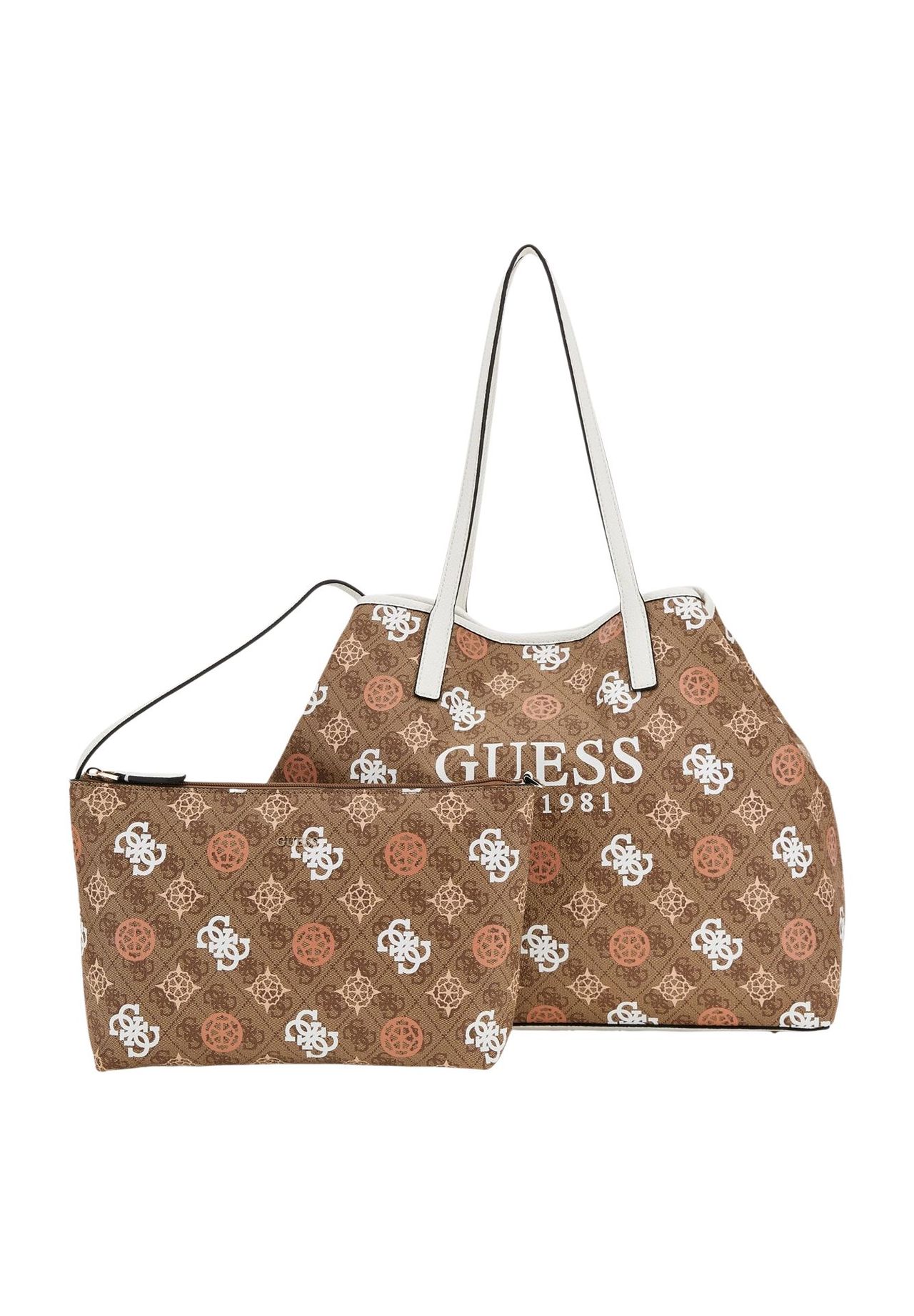 GUESS Shopper, Logo-Muster, Magnetdruckknopf, für Damen | GALERIA