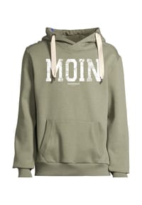 salzhaut - Hoodie HEFF - MOIN - Anthra-Neon Red