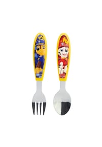 SPIN MASTER™ - Paw Patrol Kinderbesteck Set 2-teilig – Löffel & Gabel mit - Gelb Onesize