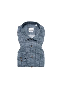 ETERNA - Hemd bedruckt MODERN FIT - braun