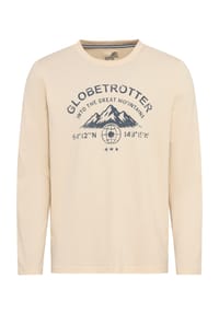 GLOBETROTTER - Langarmshirt, Baumwolle, für Herren - GOLDEN YELLOW