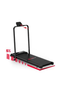 HOME FITNESS CODE - Flaches Laufband Z3 kompakt, leiser 2.5HP Motor, 1–6 km/h Gehtraining Zuhause - 