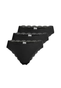 Nina von C. - Mini Slip 3er Pack Body & Soul - Schwarz