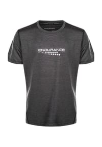 ENDURANCE - Funktionsshirt DRILL MELANGE mit QUICK DRY-Technologie - 1001BM Black Melange