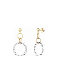 Der Kettenmacher - Ohrstecker 925/- Sterling Silber - mehrfarbig