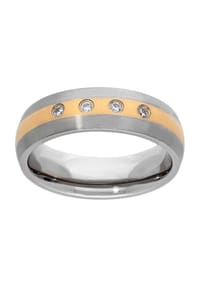 VANDENBERG - Damen Ring, Titan - bicolor