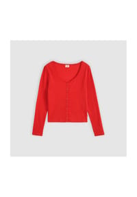 Levi's® - Strickjacke, Knopfleiste, für Damen - 07 ROT