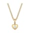 elli. PREMIUM Halskette Kinder Herz Geburt Taufe Zirkonia 585 Gelbgold Bild 1
