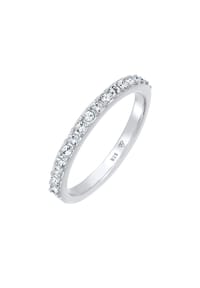 elli. - Ring Memoire Bandring 925 Silber, Mit Kristallen Von Swarovski® - Gold