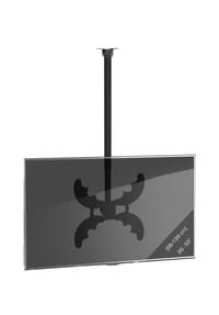 VCM. - Universal TV Deckenhalterung für 26-55 Zoll bis 40 kg | bis VESA bis 400x400 | höhverstelbar 52-70 cm | TV Halterung 360 Grad schwenkbar drehbar und 15 Grad neigbar | Fernseher Halter - B-DX 400 - 