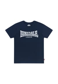 LONSDALE™ - Herren T-Shirt normale Passform LOGO KAI - Anthracite/Black