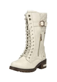 MUSTANG® - Lederimitat Stiefel - Cream
