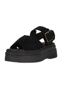 CLARKS® - Sandalen Evamar mit Komfort-Features - 1219 Black Sde