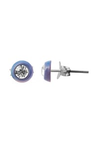 Adelia's - Adelia's Mädchen Ohrstecker aus 925 Sterling Silber - Kunststoff und Strass Ø 5 mm - silber