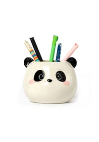 LEGAMI - Stiftehalter Ceramic Pen Holder Desk Friends Panda - mehrfarbig