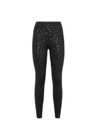 PLEIN SPORT - Leggings LEOPARD - black