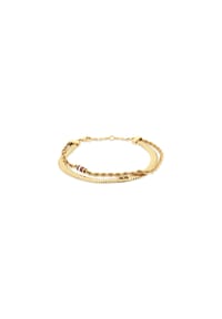 TOMMY HILFIGER LAYERED SET - Damen Armband, Edelstahl - GOLD
