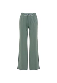 olsen - Hose mit elastischem Bund, Tunnelzug und Bindeband - Dark Sage