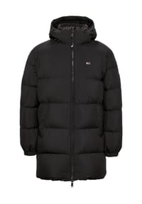 TOMMY Jeans - Parka, Stehkragen, Kapuze, für Herren - BDS BLACK