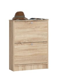 Akord - Schuhschrank 2 mit 2 Klapptüren - erle