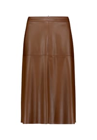 BETTY BARCLAY - A-Linien-Rock unifarben - Dark Coffee
