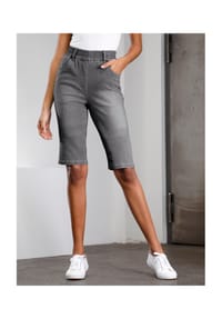 Sieh an! - Jeans-Bermudas - black-denim