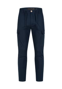 INDICODE - Leinenhose Cargo Leonardo - Army