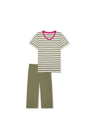 SCHIESSER - Schlafanzug, 3/4 kurz, für Damen - 705 LINDE