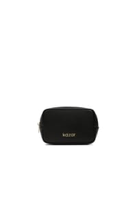 kazar - Kleine schwarze Reiseschminktasche - Schwarz