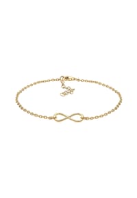 elli. - Armband Infinity Unendlichkeit 925 Sterling Silber - Gold