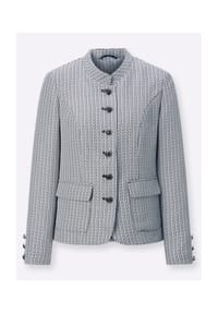Witt - Bouclé-Blazer - schwarz-ecru-gemustert