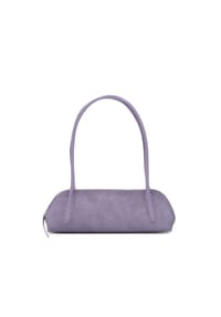 KAZAR STUDIO - Violette Baguette-Tasche aus Leder mit Naturhaar-Finish - Violett