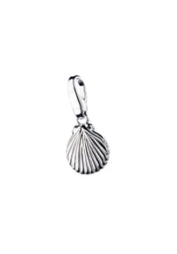 GIORGIO MARTELLO MILANO - Charm Muschel strukturiert, Silber 925 - silber