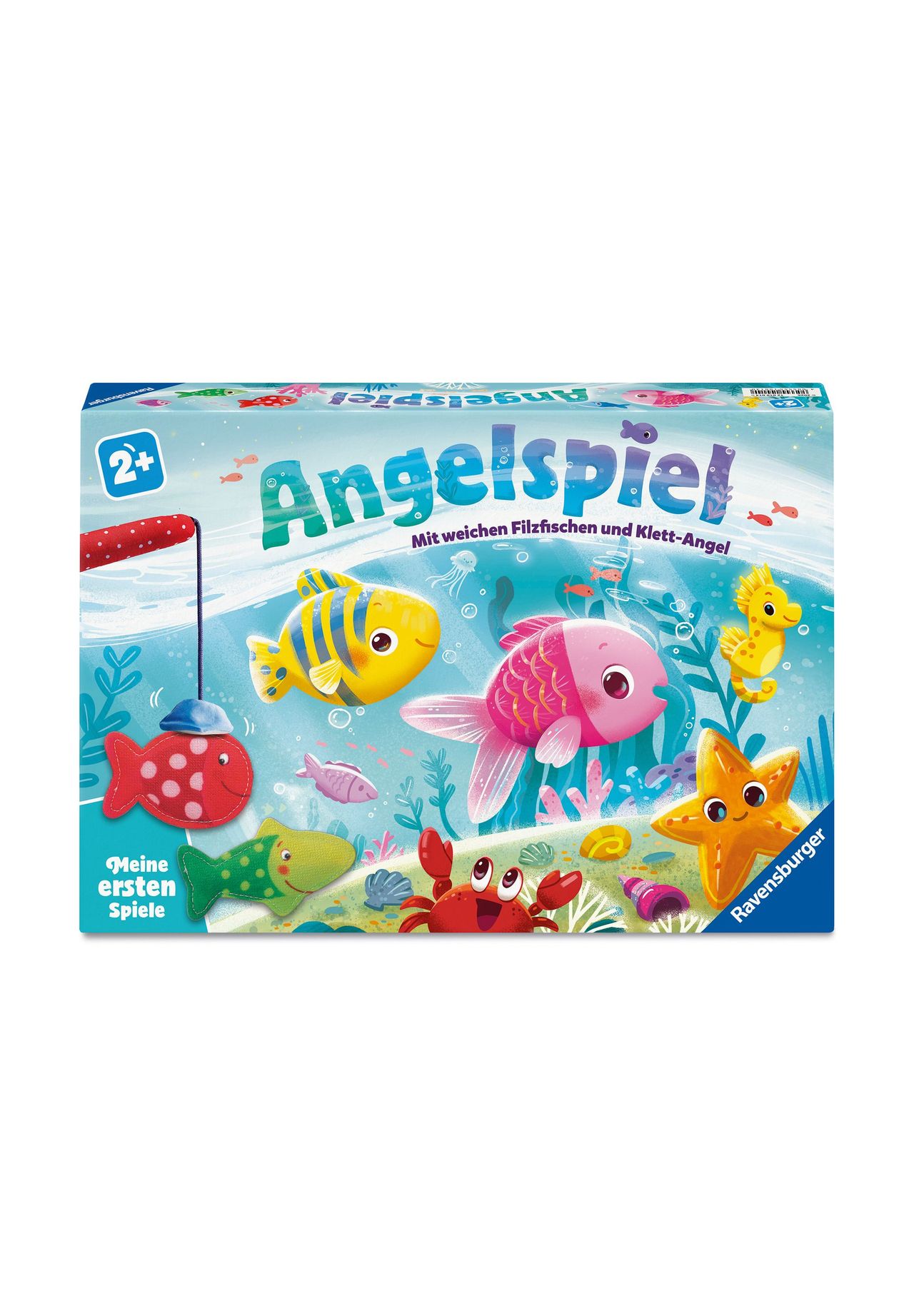 Angelspiel - Kinderspiel ab 2 Jahre | Mit weichen Filzfischen und Klett-Angel - Image 17
