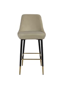 Kayoom - Stuhl Barstuhl Moonlight 125 Taupe – eiche , modern - taupe