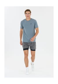 VIRTUS - 2-in-1-Shorts Zayne V2 mit elastischem Bund und innenliegendem Kordelzug - 1001 Black