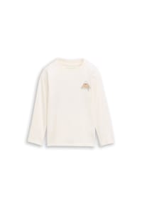 TOM TAILOR - Langarmshirt, Baumwolle, für Kinder - 12906 WOOL WHITE