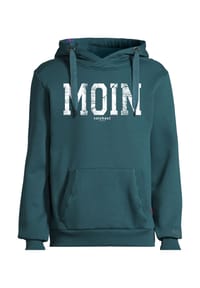 salzhaut - Hoodie HEFF - MOIN - Anthra-Neon Red