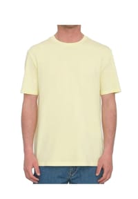 VOLCOM - T-Shirt Stone Blanks - gelb