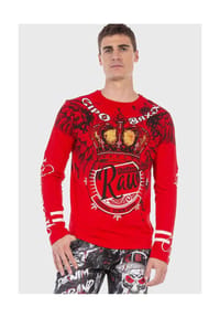 CIPO & BAXX® - Sweatshirts mit coolem Print - BLACK