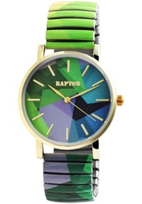 ONE ELEMENT Raptor - Damen Quarz Armbanduhr Colorful Edition mit Edelstahlzugarmband - Mineralglas - Colorful Edition 1