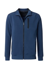 CASAMODA - Herren Sweatjacke uni - 108 blau