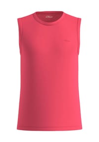 s.Oliver - TankTop, Logo-Stickerei, für Herren - 3310 RED