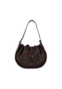 Marc O'Polo - Schultertasche Leder 35 cm - burnt coffee