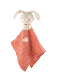 sigikid® - Schnuffeltuch Trösterchen Hase Baby Geschenk ,  für Babys und Kleinkinder - orange
